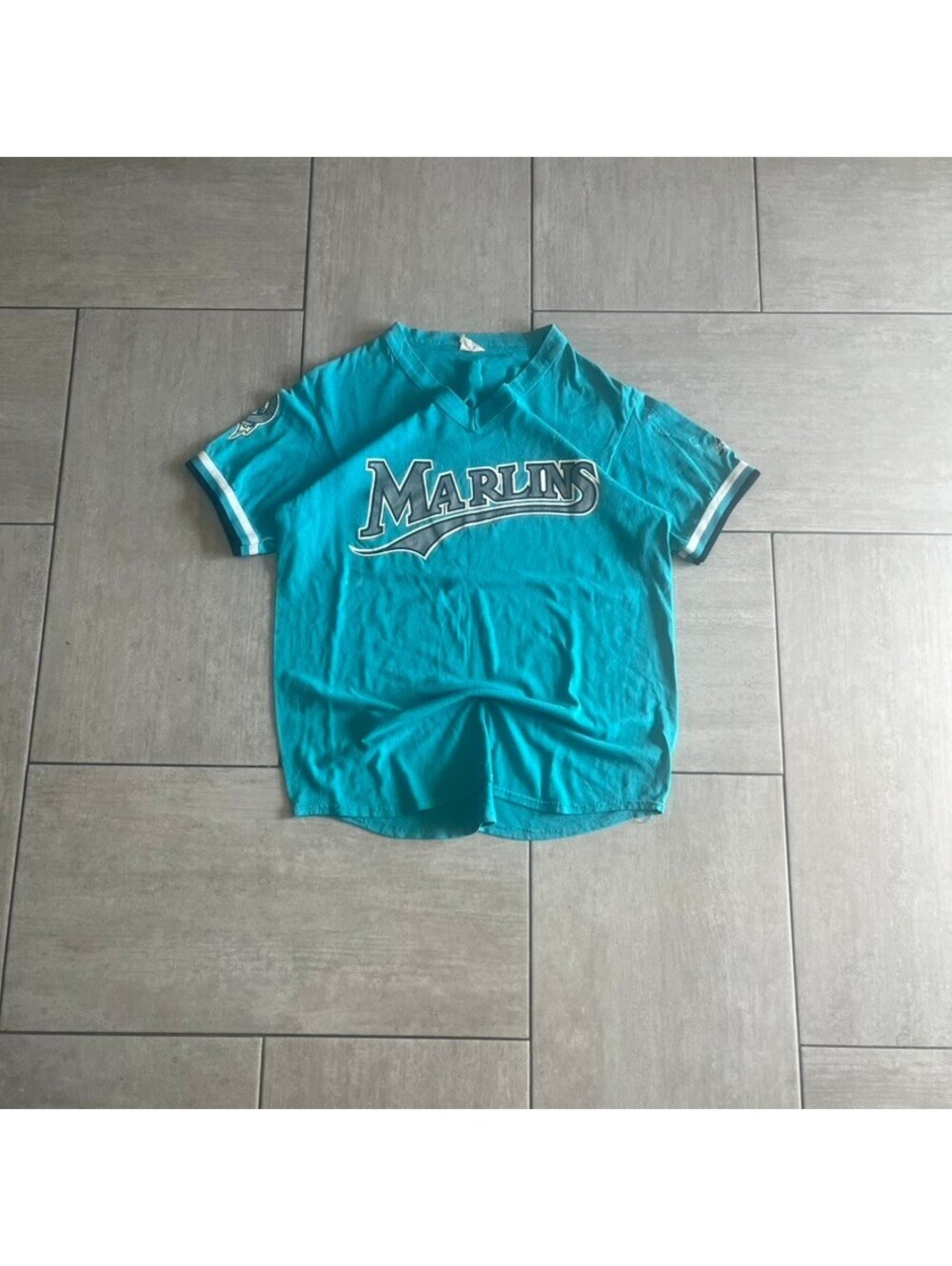 MLB Miami Marlins Vintage Baseball Jersey Medium